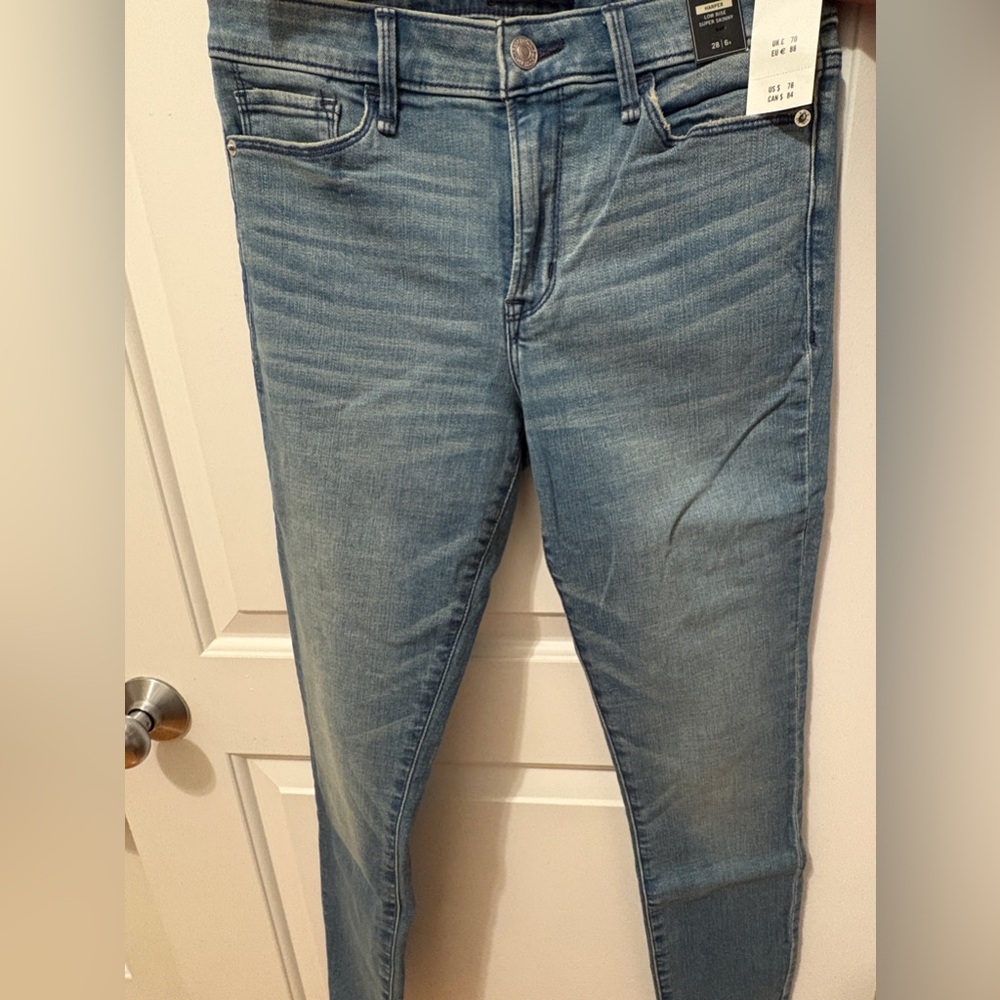 Abercrombie & Fitch Harper Low Rise Super Skinny Jeans